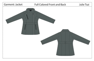 Garment: Jacket Full Colored Front and Back Julie Tsai
AVANTI
M
Made
in
China
 