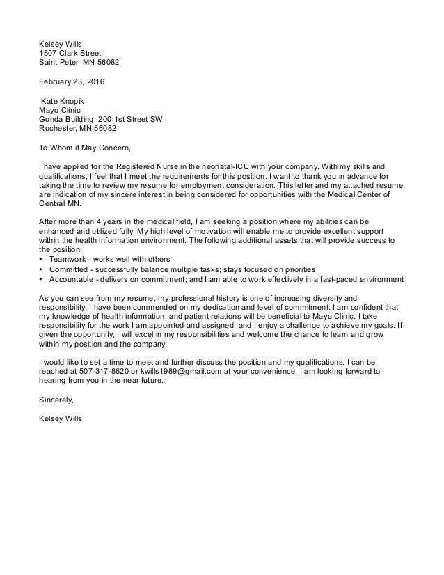 Cover Letter Cover Letter