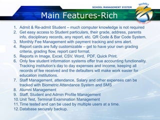 TechMJ School Management System | PPTX