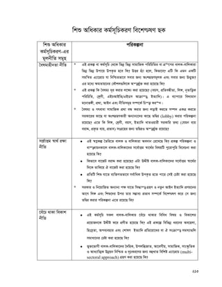 213
wkï AwaKvi Kg©m~wPKiY we‡k−lY QK
wkï AwaKvi
Kg©m~wPKiY-Gi
g~jbxwZ mg~n
cwiKíbv
ˆelg¨nxbZv bxwZ * GB cÖKí ev Kg©m~wP †_‡K wfbœ wfbœ mvgvwRK cwiwPwZi ev MÖ“‡ci evjK-evwjKviv
wfbœ wfbœ Dcv‡q DcK…Z n‡e wK? DËi nu¨v n‡j, wKfv‡e? GwU wK Ggb GKwU
mgwš^Z G¨v‡cÖvP hv wbwðZfv‡e mevi Rb¨ AskMÖnYg~jK Ges mevi Rb¨ Db¥y³?
Gi g‡a¨ ¶gZvq‡bi †KŠkj¸wj‡K Aš—fy©³ Kiv n‡q‡Q wK?
* GB cÖKí wK ˆelg¨ `~i Kivi j‡¶¨ Kiv n‡q‡Q? (eqm, cÖwZeÜxZv, wj½, b„ZvwË¡K
cwiwPwZ, †kªYx, GBPAvBwf/GBWm Avμvš—, BZ¨vw`)| G e¨vcv‡i we`¨gvb
g‡bvf½x, cÖ_v, AvBb Ges bxwZmg~n m¤ú‡K© wPš—v Ki“b|
* ˆelg¨ I Mrevav mvgvwRK cÖ_v eÜ Kivi Rb¨ jovB Ki‡Z m¤ú` GKÎ Ki‡Z
miKv‡ii Kv‡Q ev AskMÖnYKvix Ab¨vb¨‡`i Kv‡Q ZwØi (lobby) Kivi cwiKíbv
i‡q‡Q? G‡Z wK wj½, †kªYx, eqm, BZ¨vw` LvZIqvix miKvwi Z_¨ (†hgb e¨q
eivÏ, cÖK…Z e¨q, cÖfve) msMÖ‡ni Rb¨ ZwØiI Aš—fy©³ i‡q‡Q?
m‡Ÿ©vËg ¯^v_© i¶v
bxwZ
 GB ¯^cœKí ˆZwi‡Z evjK I evwjKviv Ae`vb †i‡L‡Q wK? cÖKí cwiKíbv I
ev¯—evqbKv‡j evjK-evwjKv‡`i m‡e©vËg ¯^v‡_©i welqwU cy‡ivcywi we‡ePbv Kiv
n‡q‡Q wK?
 wKfv‡e ev‡RU eivÏ Kiv n‡q‡Q? GUv DÏxó evjK-evwjKv‡`i m‡e©vËg ¯^v‡_©i
w`‡K ZvwK‡q H ev‡RU Kiv n‡q‡Q wK?
 cÖwZwU wkï hv‡Z e¨w³MZfv‡e me©vwaK DcK…Z n‡Z cv‡i †mB †Póv Kiv n‡q‡Q
wK?
* miKvi I wb‡qvwRZ Ab¨vb¨ c¶ hv‡Z wm×vš— MÖnY I bZzb AvBb BZ¨vw` cÖYq‡bi
Av‡M wj½ Ges wkï‡`i Dci Zvi m¤¢ve¨ cÖfve m¤ú‡K© we‡k−lY K‡i †m Rb¨
ZwØi Kivi cwiKíbv G‡Z i‡q‡Q wK?
‡eu‡P _vKv weKvk
bxwZ
 GB Kg©m~wP mKj evjK-evwjKvi ‡eu‡P _vKvi wewea welq I weKv‡ki
cÖ‡qvRb‡K DÏxó K‡i cÖYxZ n‡q‡Q wK? GB cÖK‡í wewfbœ ai‡bi Ae‡njv,
wnsmªZv, Ace¨envi Ges †kvlY BZ¨vw` cÖwZ‡iv‡ai ev H msμvš— mgm¨v¸wj
mgvav‡bi †Póv Kiv n‡q‡Q wK?
 fy³‡fvMx evjK-evwjKv‡`i ˆ`wnK, DcjwäRvZ, Av‡eMxq, mvgvwRK, mvs¯‹…wZK
I Ava¨vwZ¥K Dbœqb wbwðZ I `„pKi‡Yi Rb¨ eûLvZ wewkó G¨v‡cÖvP (multi-
sectoral approach) MÖnY Kiv n‡q‡Q wK?
 