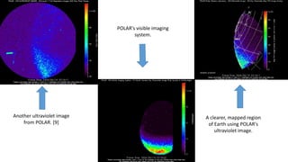Another ultraviolet image
from POLAR. [9]
POLAR's visible imaging
system.
A clearer, mapped region
of Earth using POLAR's
ultraviolet image.
 