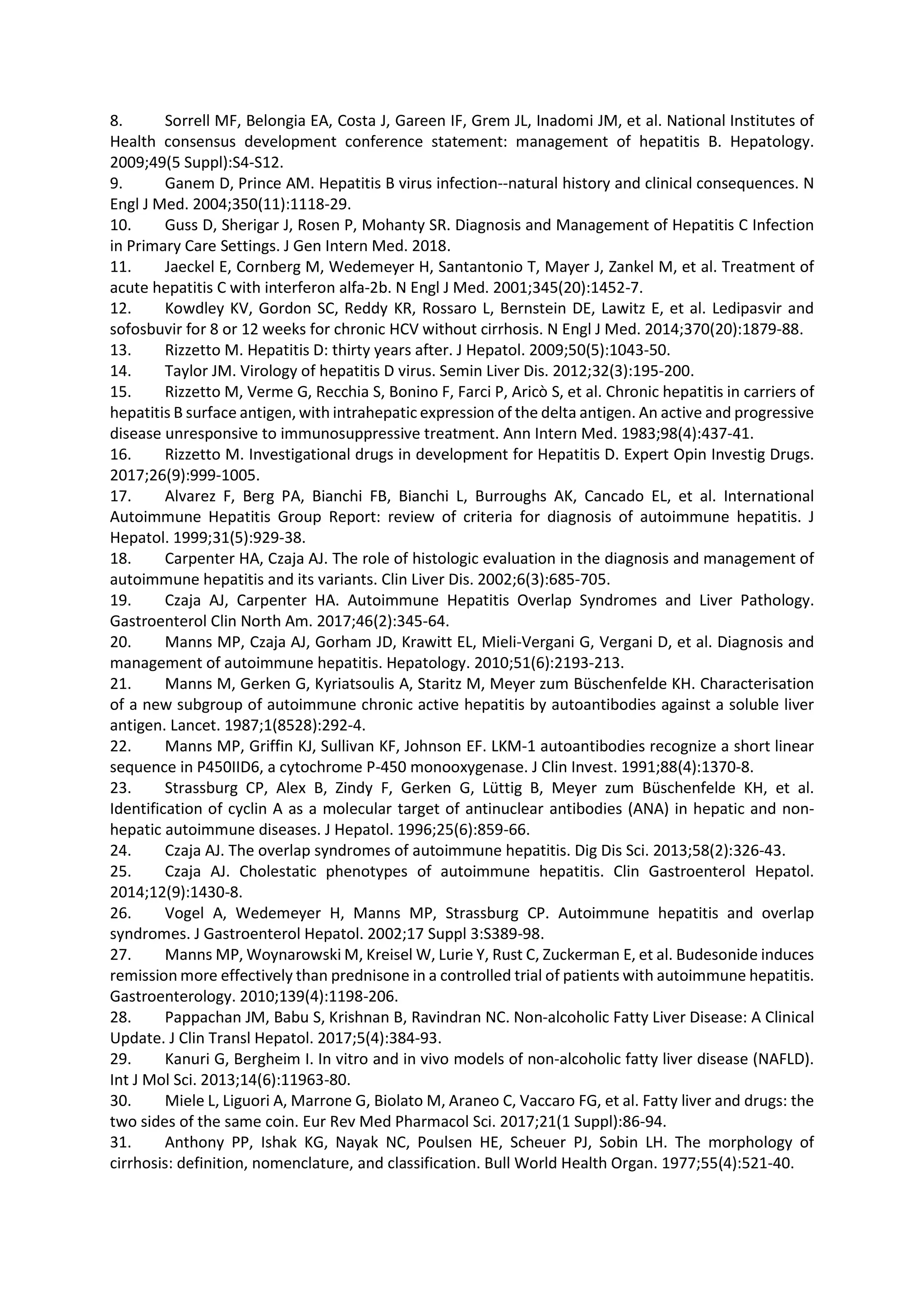 Etiology of liver diseases | PDF