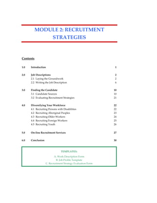 Module2-Recruitment | PDF