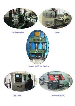 Barking Machine Lathe
Forging and Press Machine
NC Lathe Sawing Machine
 