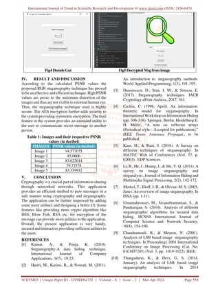 Secure Communication Technique Using Concepts of Image Steganography by ...