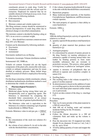 WHO and ICH Guidelines for the Assessment of Herbal Drug | PDF