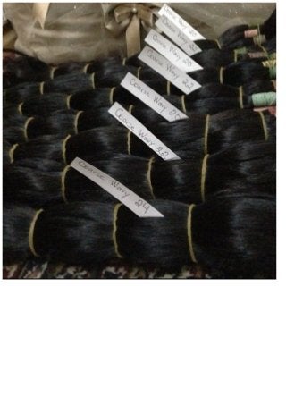 Virgin Black colors. Natural coarse and low luster hair. Guaranteed Quality!