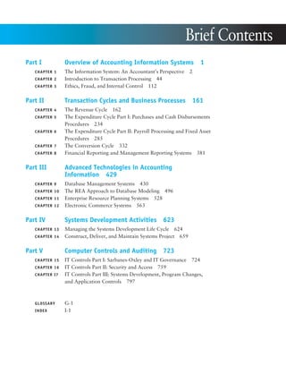 ACCOUNTING INFORMATION SYSTEMS BY JAMES A HALL | PDF