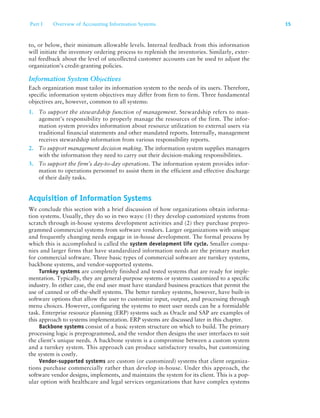 ACCOUNTING INFORMATION SYSTEMS BY JAMES A HALL | PDF