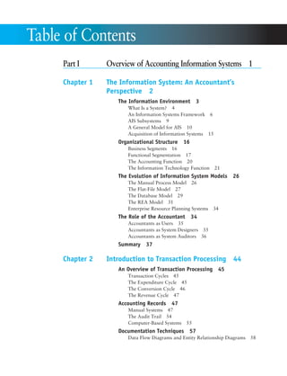 ACCOUNTING INFORMATION SYSTEMS BY JAMES A HALL | PDF