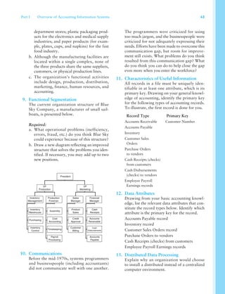 ACCOUNTING INFORMATION SYSTEMS BY JAMES A HALL | PDF
