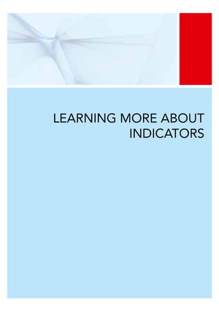 Learning more about
indicators
 