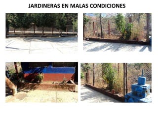 JARDINERAS EN MALAS CONDICIONES
 