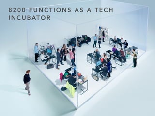 8200 FUNCTIONS AS A TECH 
INCUBATOR 
 