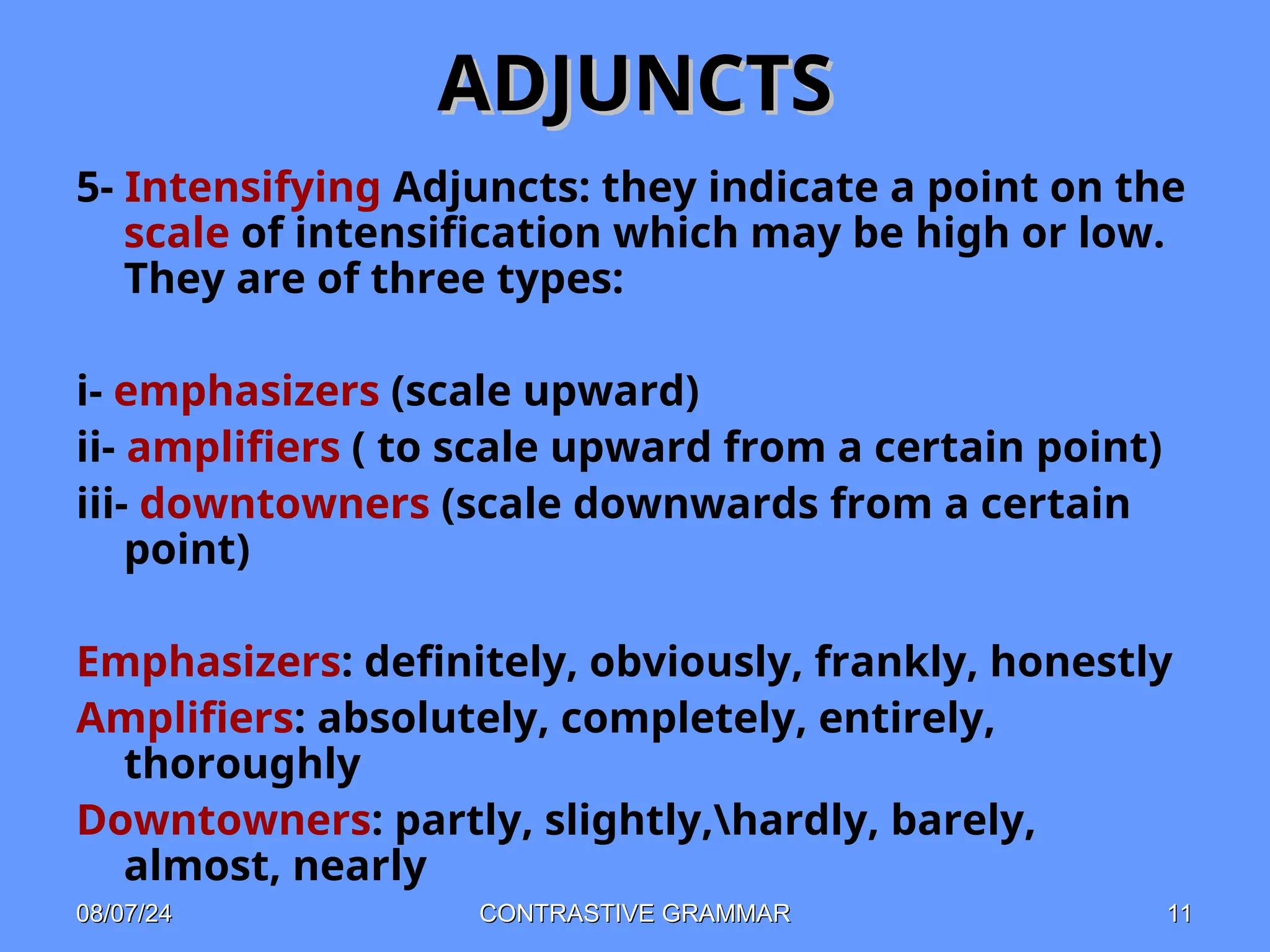 ADVERBS IN ENGLISH (adverbios en ingles) | PPT