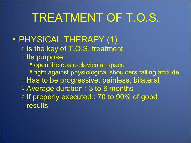 THORACIC OUTLET SYNDROM (TOS)