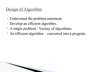 DAA subject units powerpoint presentation classification of the ...