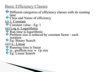 DAA subject units powerpoint presentation classification of the ...