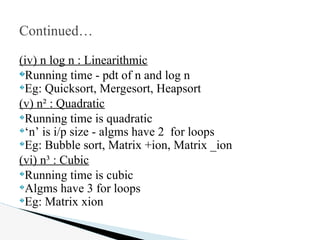 DAA subject units powerpoint presentation classification of the ...