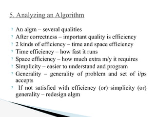 DAA subject Power point presentations unit 1 Anna univer | PPT