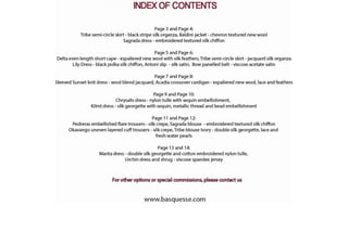 Basquesse AW1516 -SS 16 Capsule Look Book