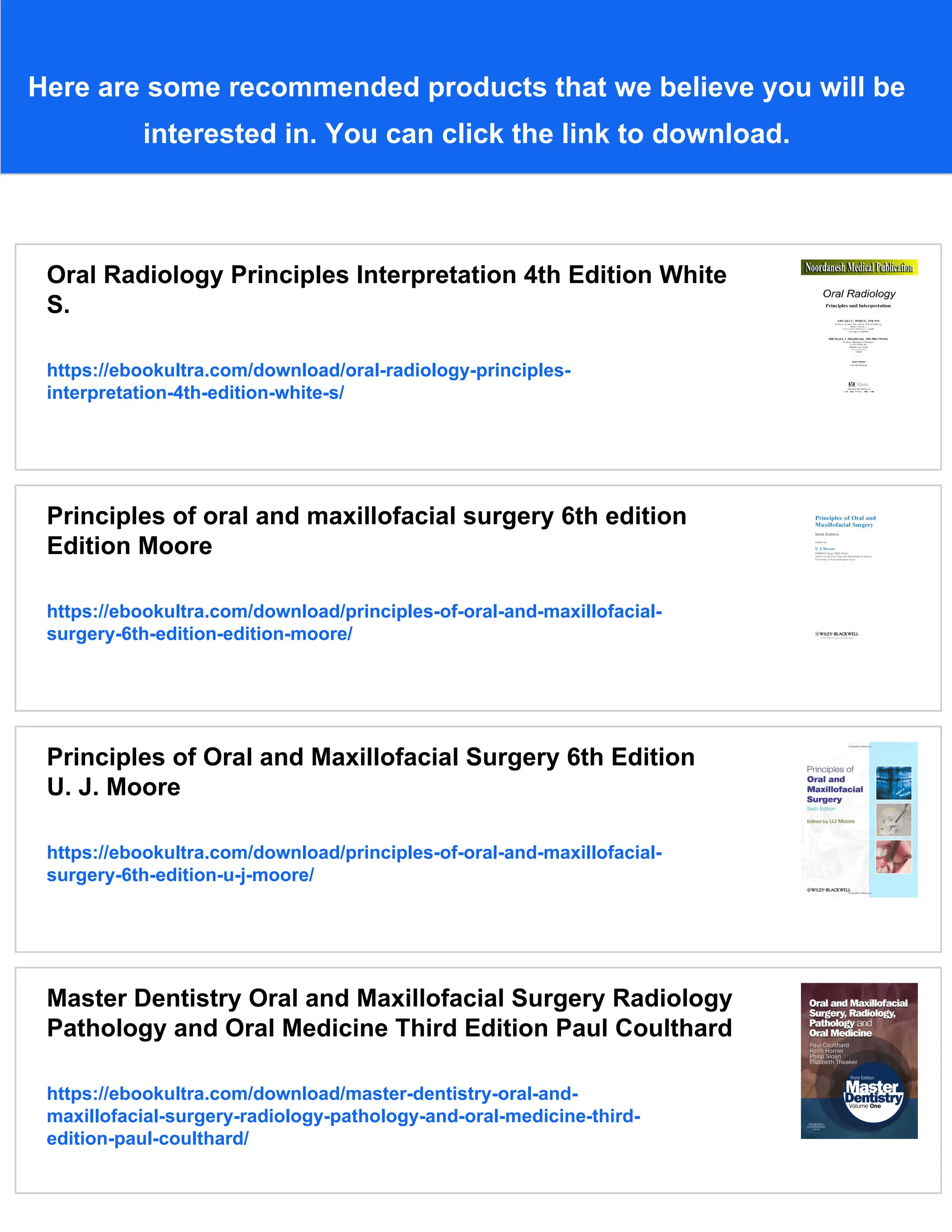 Oral radiology principles and interpretation 6th ed Edition Stuart C ...