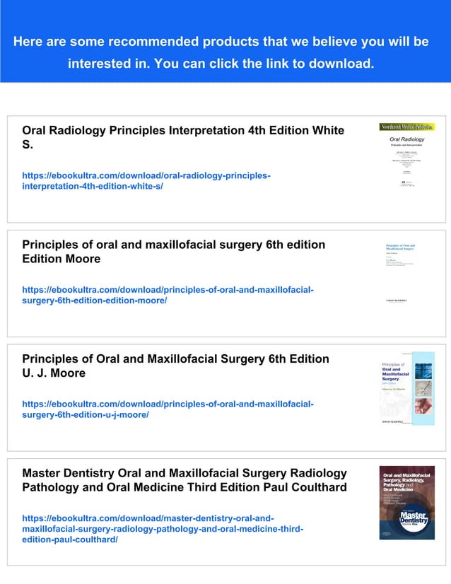 Oral radiology principles and interpretation 6th ed Edition Stuart C ...