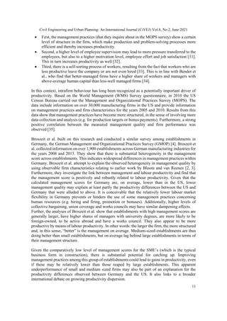 Productivity Development In The Construction Industry By International