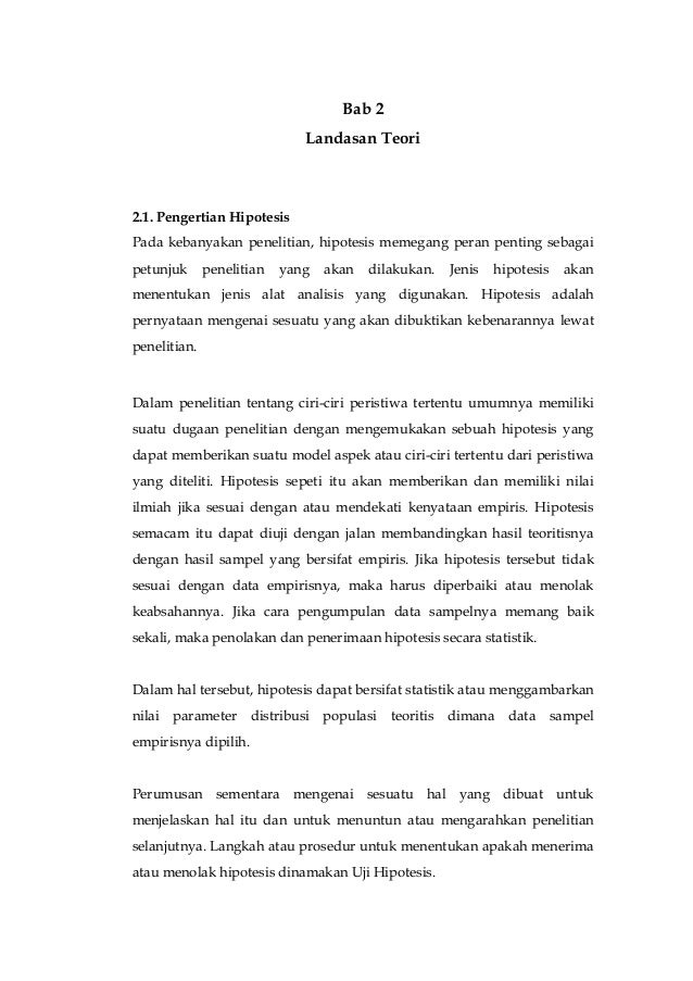 82272394 Uji Hipotesis Bab 2 Landasan Teori Modul 4 Laboratorium Stat