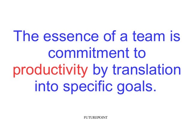 THOUGHTS ON TEAMWORK
