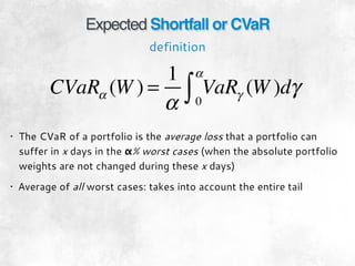 VaR optimization | PDF