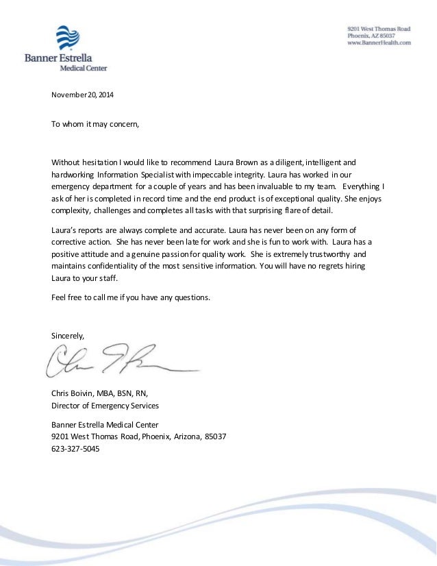 Reference Letter Laura B