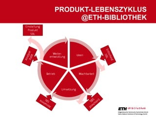 PRODUKT-LEBENSZYKLUS
     @ETH-BIBLIOTHEK
 
