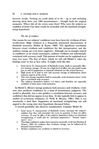 Affect And Accuracy In Recall Studies Of Flashbulb Memories Eugene ...