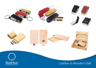 Leather & Wooden USB
 