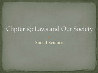 Social Science
 