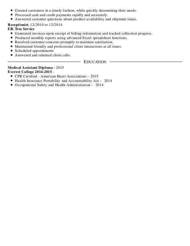 medical assistant 2015