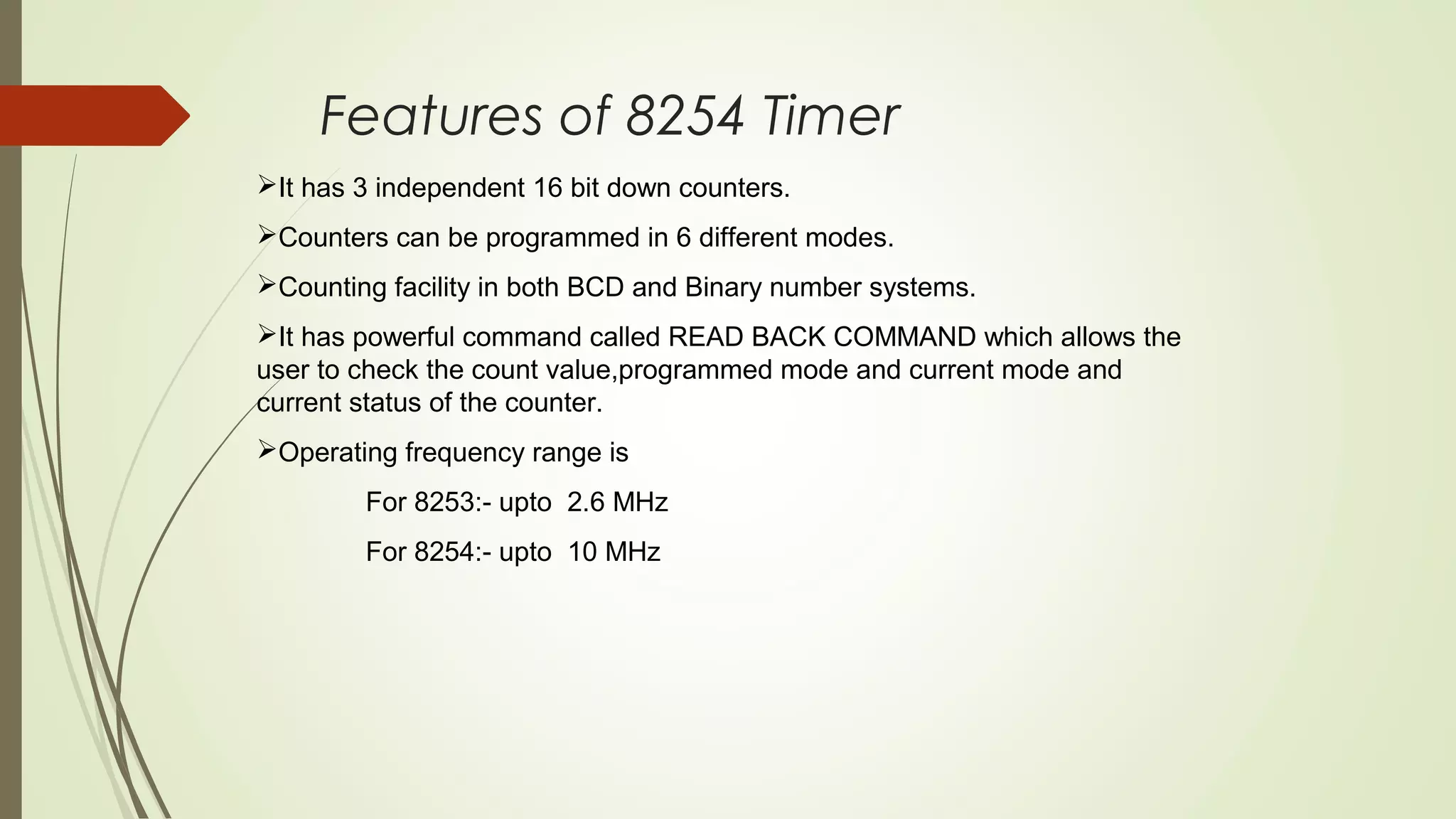 8254 timer - Microprocessor and interfacing | PPT