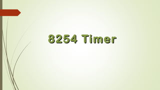 8254 Timer8254 Timer
 