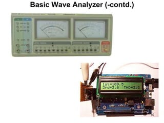 Basic Wave Analyzer (-contd.)
10
 