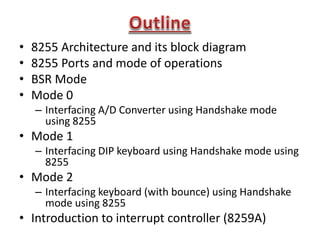 8255 Peripheral Interface Device modes and examples.pdf