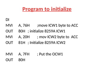8259 Microprocessor DMA Controller Programming Examples.pptx