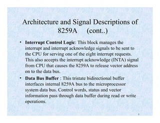 Pass Inta Interrupt Controller (pic)8259 and 8259A A.pptx
