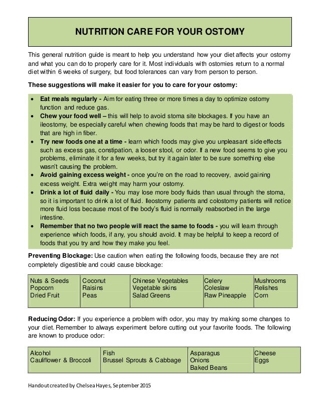 Ostomy Handout