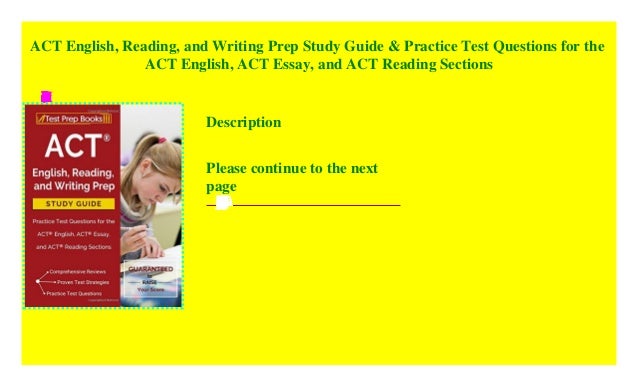 Act essay readers image