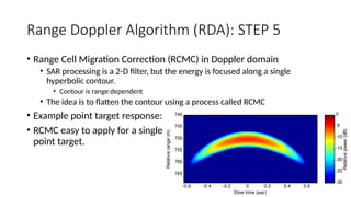 Range Migration Algorithm 826_SAR_Processing_Algorithms_Overview-F15.pptx