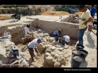 Middle bronze excavations
 