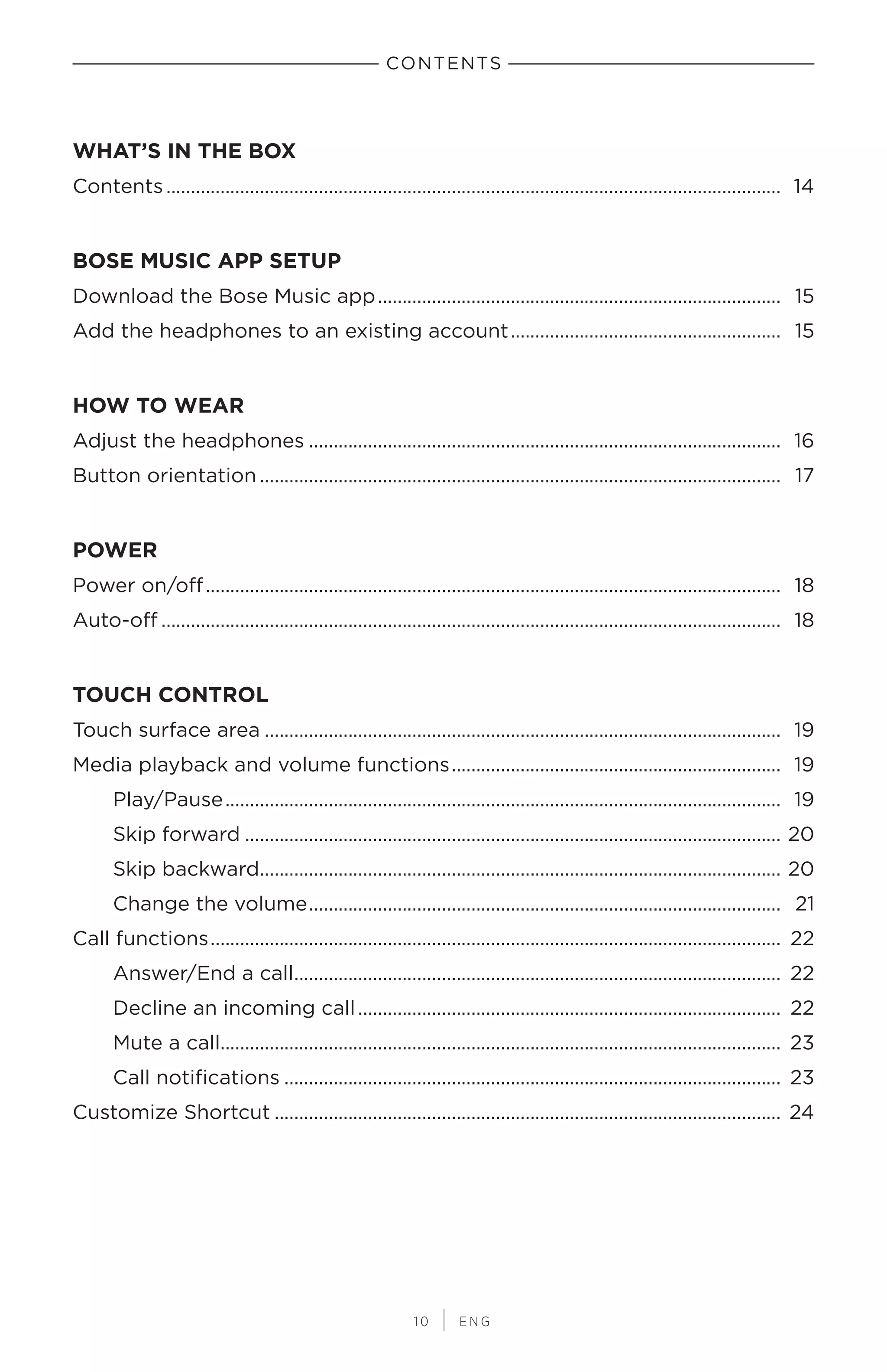 Bose NC 700 - User manual English
