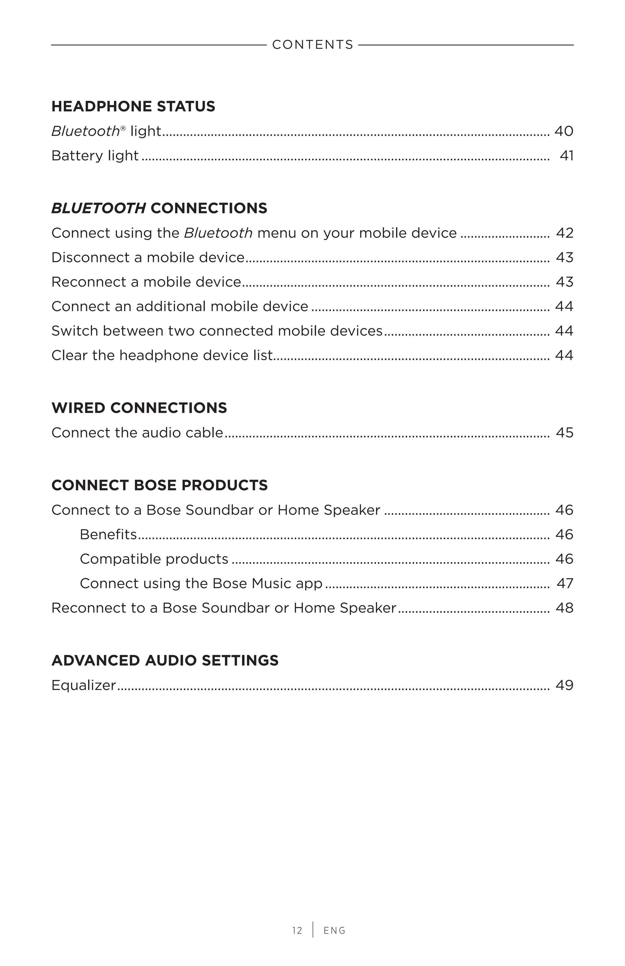Bose NC 700 - User manual English