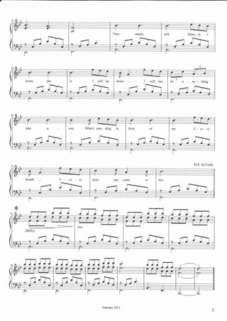 A Thousand Years by Christina Perri Piano sheet
